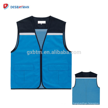 Nouveau Gilet de sécurité multi-poches Mesh sans manches chasse chasse haute Vis Gilet